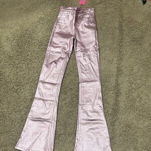 Edikted Pink Flare Pants